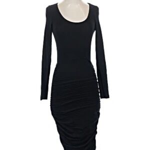 Express Black Long Sleeve Dress